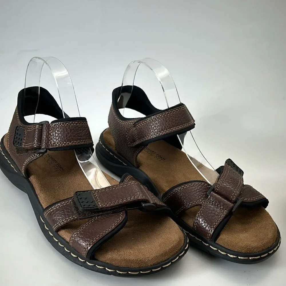 New Men's Gus Fisherman Sandal size 8 Velcro dr scholls memory foam cool fit.